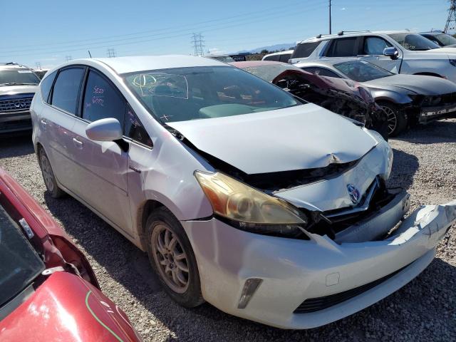 JTDZN3EUXE3333737 - 2014 TOYOTA PRIUS V WHITE photo 4