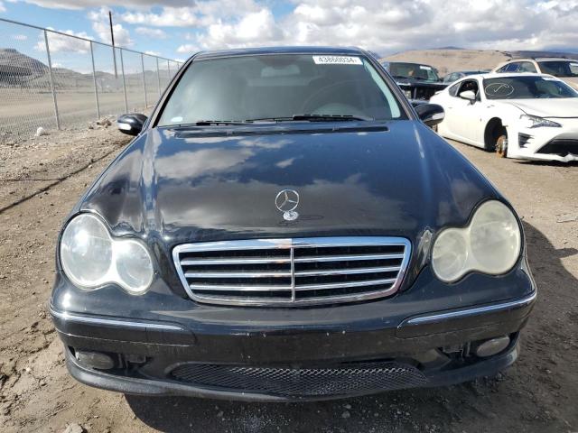 WDBRF52H87A952429 - 2007 MERCEDES-BENZ C 230 BLACK photo 5