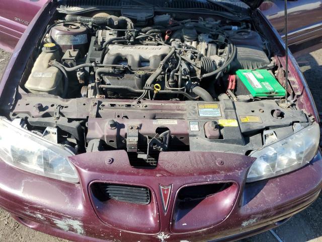 1G2NW12M2TC769830 - 1996 PONTIAC GRAND AM GT BURGUNDY photo 11