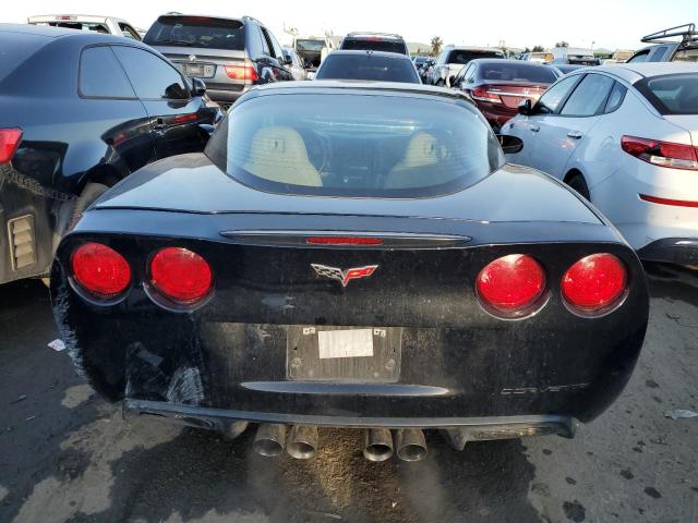 1G1YY26W085107687 - 2008 CHEVROLET CORVETTE BLACK photo 6