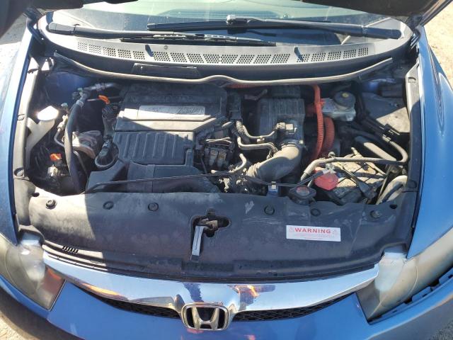 JHMFA3F22AS003214 - 2010 HONDA CIVIC HYBRID BLUE photo 11