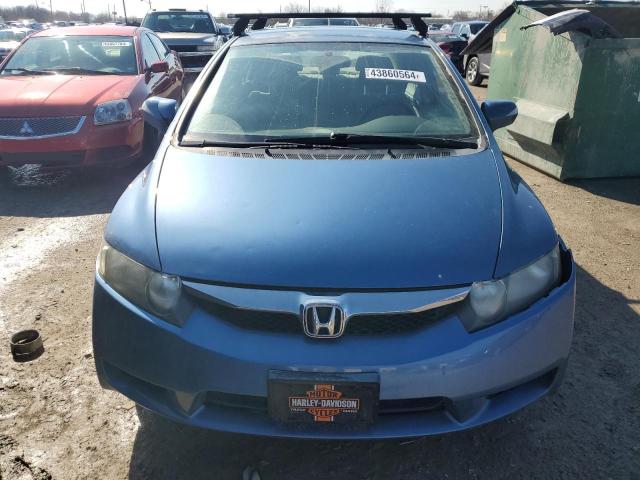 JHMFA3F22AS003214 - 2010 HONDA CIVIC HYBRID BLUE photo 5