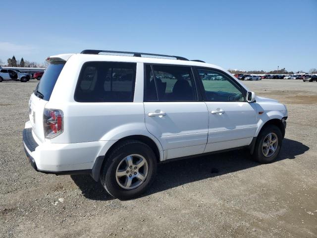 5FNYF28776B048250 - 2006 HONDA PILOT EX WHITE photo 3