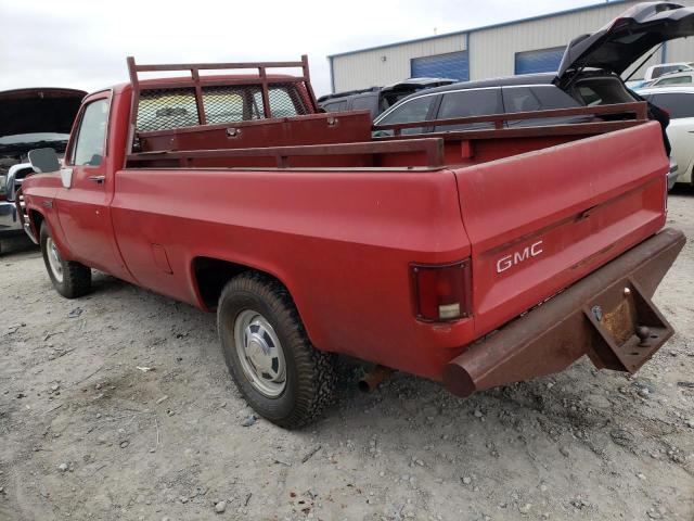 1GTGC24M7FJ507723 - 1985 GMC C2500 ORANGE photo 2