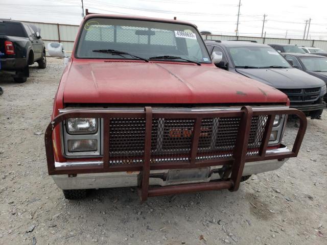 1GTGC24M7FJ507723 - 1985 GMC C2500 ORANGE photo 5