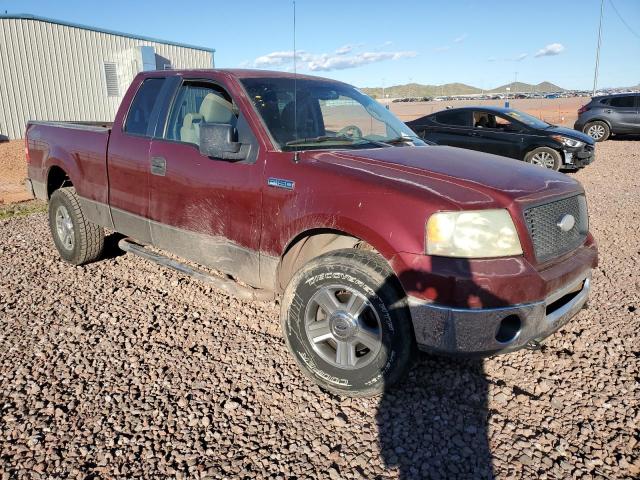 1FTPX14566FA71022 - 2006 FORD F150 MAROON photo 4