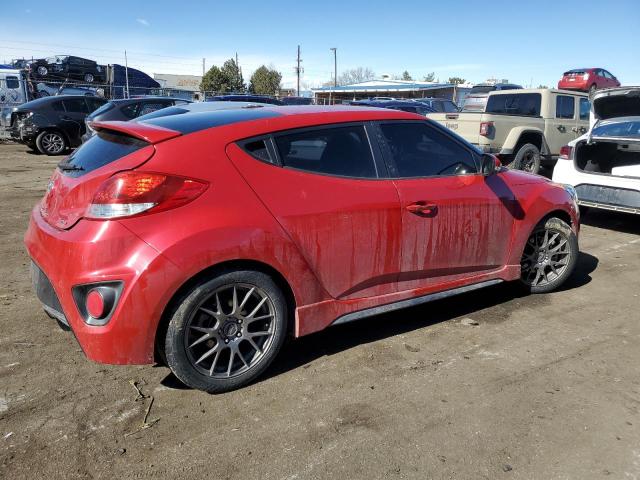 KMHTC6AE9FU234751 - 2015 HYUNDAI VELOSTER TURBO RED photo 3