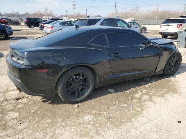 2G1FB1E37F9169825 - 2015 CHEVROLET CAMARO LS BLACK photo 3