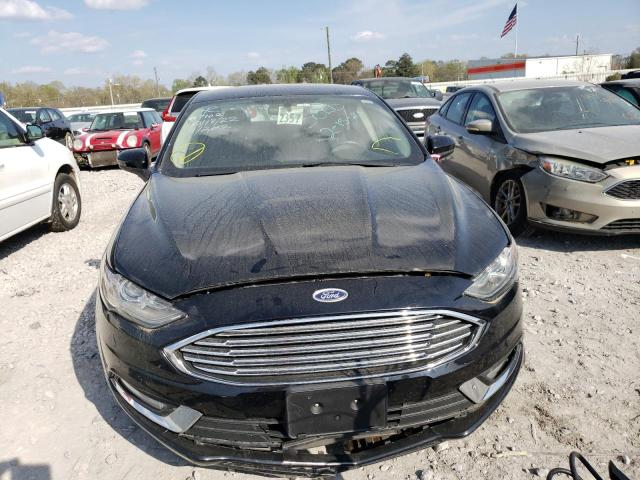 3FA6P0LU7HR324763 - 2017 FORD FUSION SE HYBRID BLACK photo 5