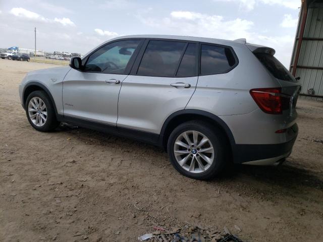 5UXWX9C55D0A30653 - 2013 BMW X3 XDRIVE28I SILVER photo 2