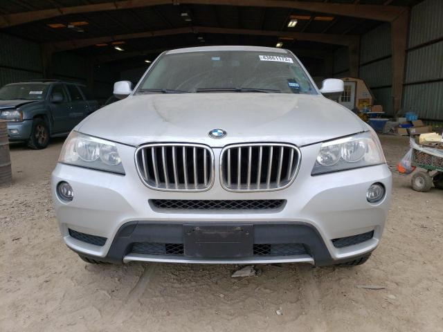 5UXWX9C55D0A30653 - 2013 BMW X3 XDRIVE28I SILVER photo 5