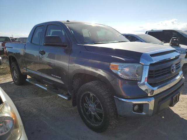 5TFRM5F18EX076475 - 2014 TOYOTA TUNDRA DOUBLE CAB SR/SR5 GRAY photo 1