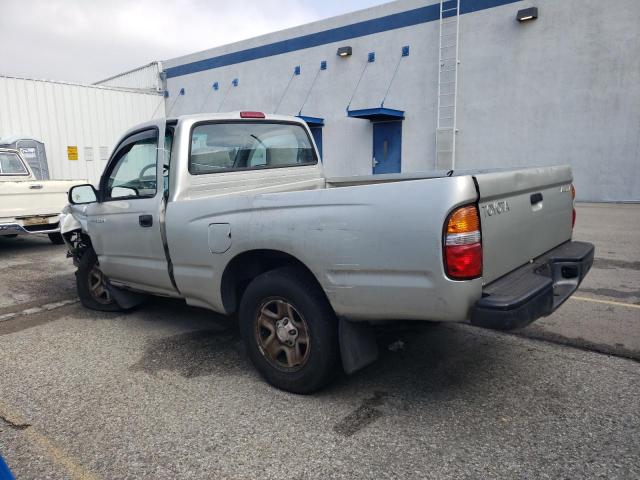 5TENL42NX1Z745868 - 2001 TOYOTA TACOMA SILVER photo 2