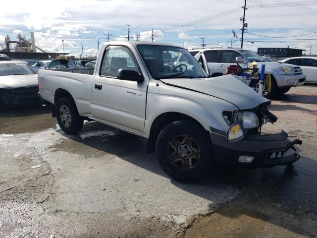 5TENL42NX1Z745868 - 2001 TOYOTA TACOMA SILVER photo 4