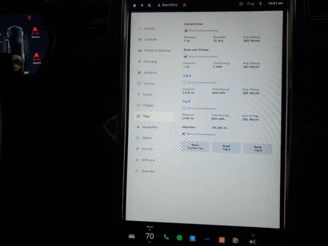 5YJSA1E18GF144257 - 2016 TESLA MODEL S Boz foto 9