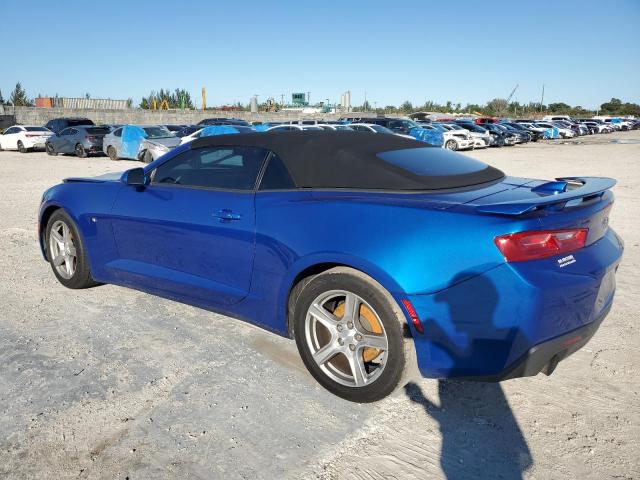 1G1FB3DXXH0156404 - 2017 CHEVROLET CAMARO LT BLUE photo 2