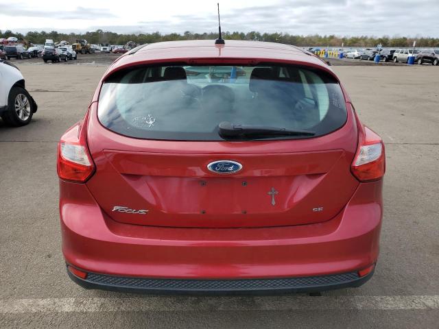 1FAHP3K20CL124762 - 2012 FORD FOCUS SE RED photo 6