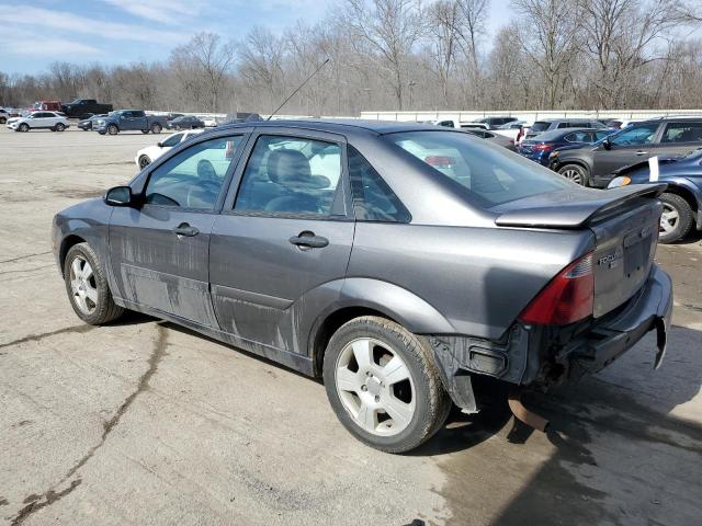 1FAFP34N57W332154 - 2007 FORD FOCUS ZX4 GRAY photo 2
