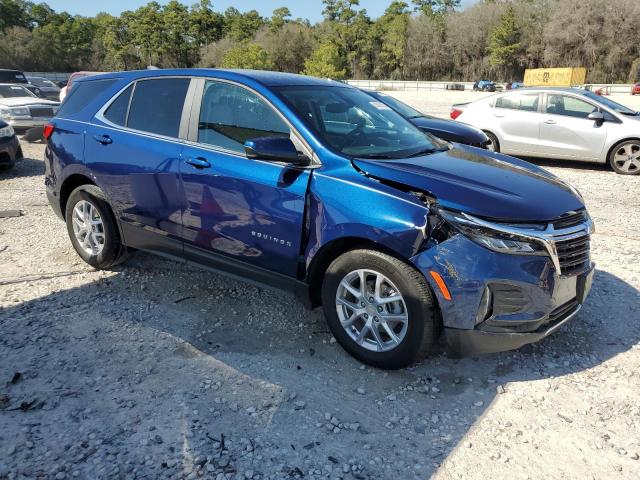 3GNAXKEV8NL297634 - 2022 CHEVROLET EQUINOX LT BLUE photo 4