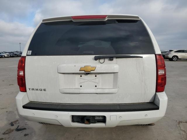 1GNSCBE04DR160136 - 2013 CHEVROLET TAHOE C1500 LT WHITE photo 6