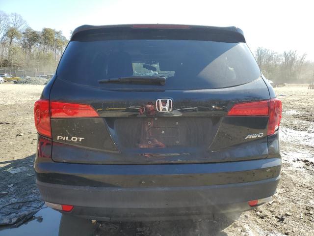 5FNYF6H89GB116680 - 2016 HONDA PILOT EXL BLACK photo 6