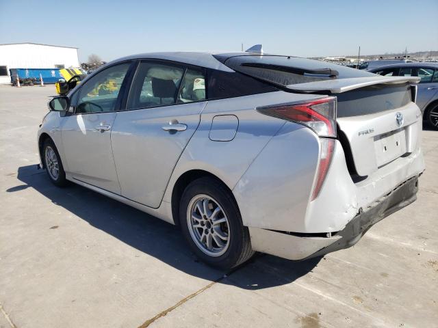 JTDKBRFU2G3002097 - 2016 TOYOTA PRIUS SILVER photo 2