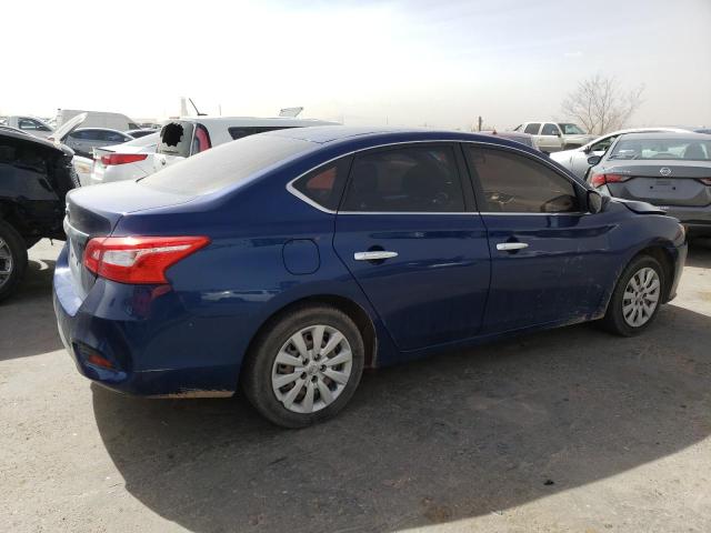 3N1AB7AP0HY365091 - 2017 NISSAN SENTRA S BLUE photo 3