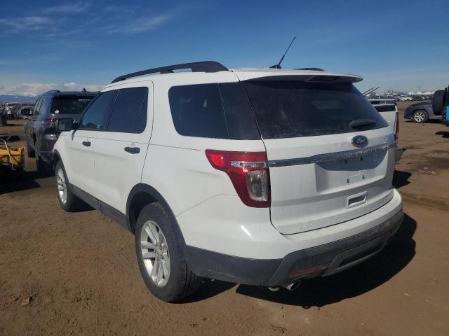 1FM5K8B88FGB41122 - 2015 FORD EXPLORER WHITE photo 2