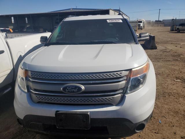 1FM5K8B88FGB41122 - 2015 FORD EXPLORER WHITE photo 5