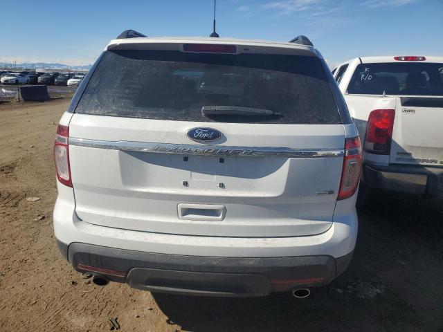 1FM5K8B88FGB41122 - 2015 FORD EXPLORER WHITE photo 6