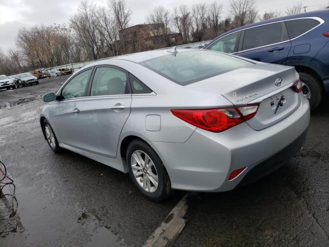 5NPEB4AC3EH854992 - 2014 HYUNDAI SONATA GLS SILVER photo 2