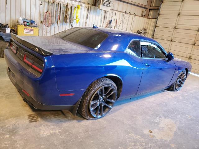 2C3CDZFJ4MH650445 - 2021 DODGE CHALLENGER R/T SCAT PACK BLUE photo 3