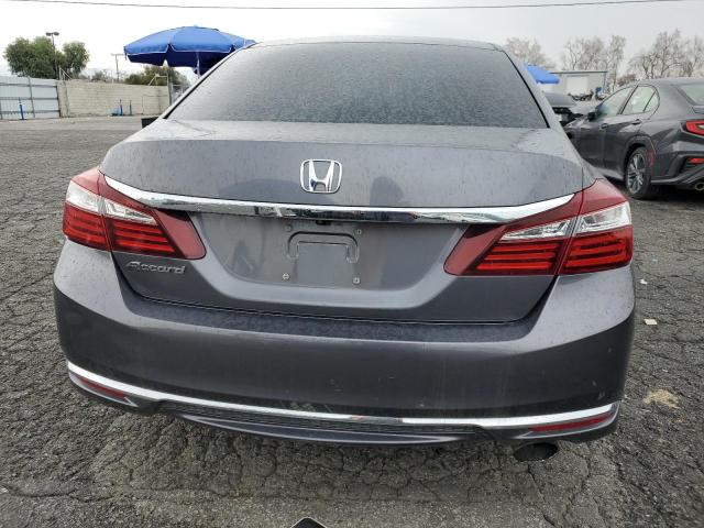 1HGCR2F35HA248784 - 2017 HONDA ACCORD LX GRAY photo 6