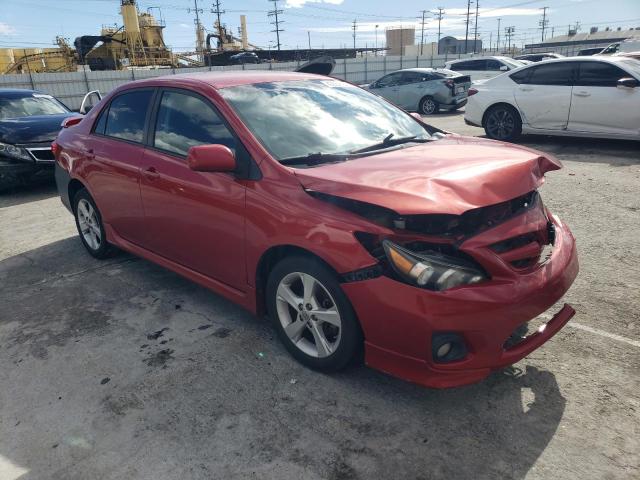 5YFBU4EE6DP076603 - 2013 TOYOTA COROLLA BASE RED photo 4