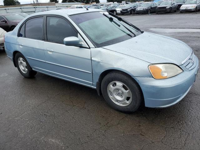 JHMES95673S008086 - 2003 HONDA CIVIC HYBRID BLUE photo 4