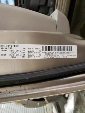 2A8HR54169R589723 - 2009 CHRYSLER TOWN & COU TOURING ოქროსფერი ფოტო 13