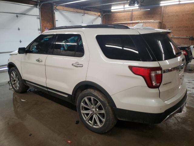 1FM5K8F83HGB75997 - 2017 FORD EXPLORER LIMITED WHITE photo 2