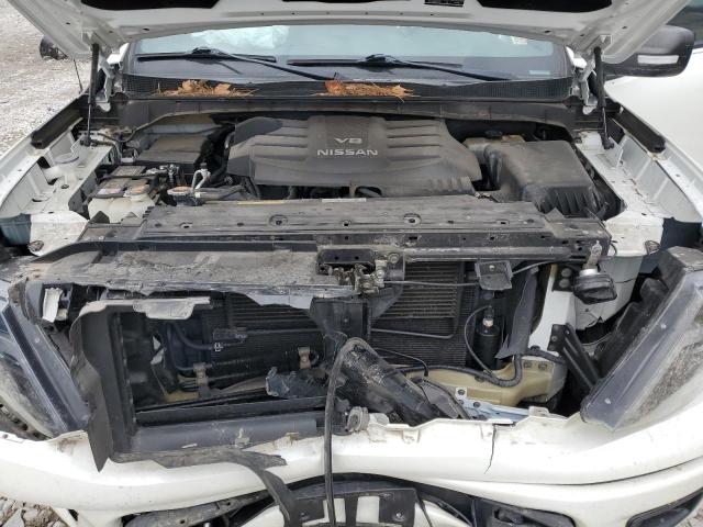 1N6AA1E59KN524391 - 2019 NISSAN TITAN SV WHITE photo 11