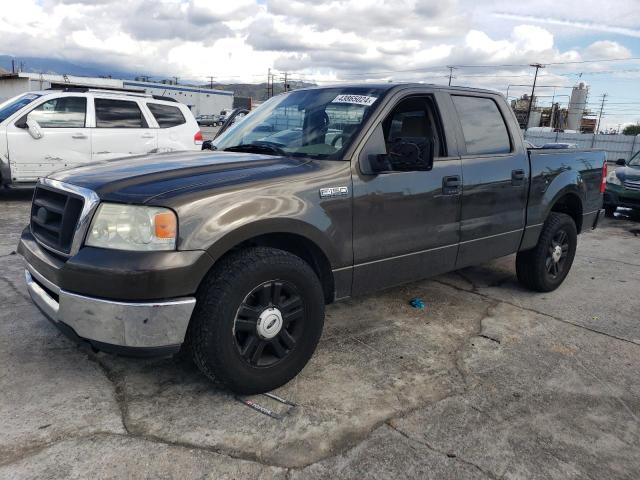 1FTPW12508FB89527 - 2008 FORD F150 SUPERCREW BROWN photo 1