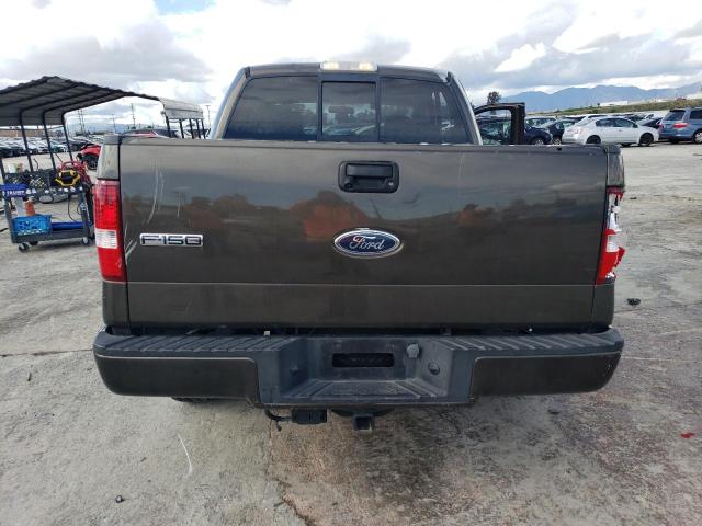 1FTPW12508FB89527 - 2008 FORD F150 SUPERCREW BROWN photo 6