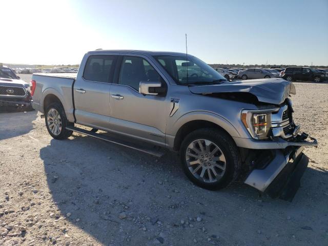 1FTFW1ED0NFA85923 - 2022 FORD F150 SUPERCREW SILVER photo 4