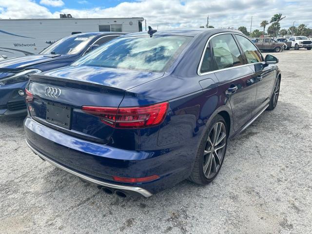 WAUB4AF43JA001908 - 2018 AUDI S4 PREMIUM PLUS BLUE photo 4