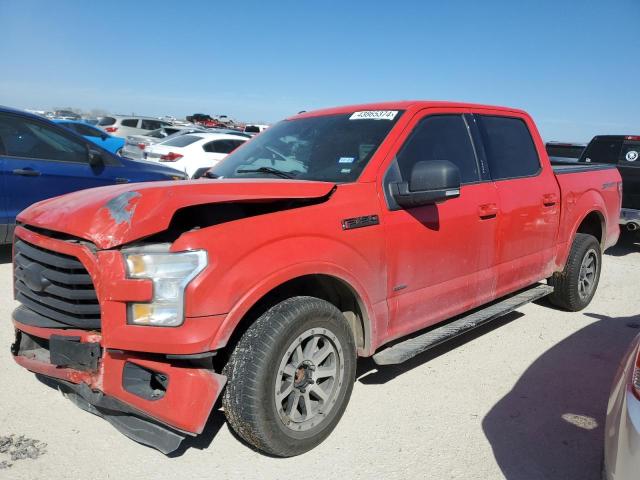 1FTEW1CP1GKF95880 - 2016 FORD F150 SUPERCREW RED photo 1