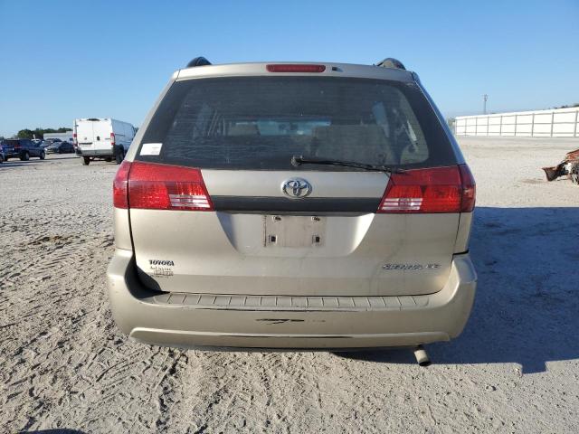 5TDZA23C65S375188 - 2005 TOYOTA SIENNA CE BEIGE photo 6