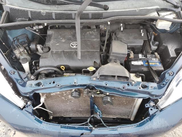 5TDKK3DC9BS046354 - 2011 TOYOTA SIENNA LE BLUE photo 12