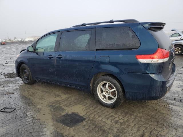 5TDKK3DC9BS046354 - 2011 TOYOTA SIENNA LE BLUE photo 2