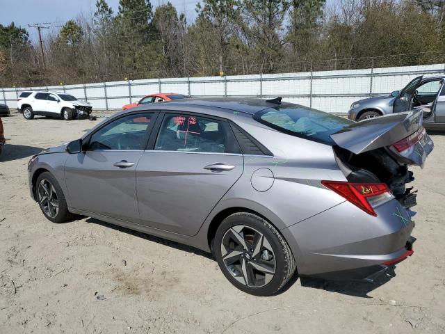 KMHLN4AJ3PU078851 - 2023 HYUNDAI ELANTRA LIMITED GRAY photo 2