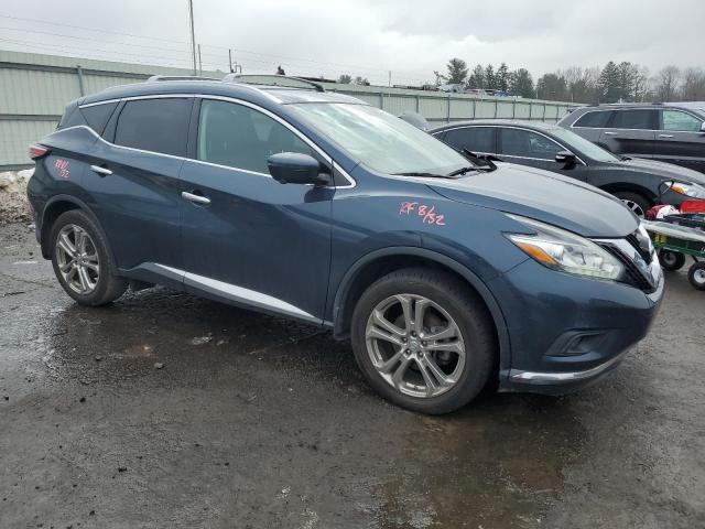 5N1AZ2MH9HN177078 - 2017 NISSAN MURANO S BLUE photo 4