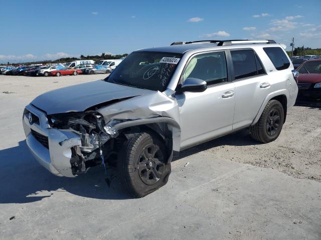 JTEZU5JR5K5192247 - 2019 TOYOTA 4RUNNER SR5 SILVER photo 1