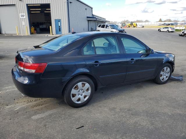 5NPET46F08H366703 - 2008 HYUNDAI SONATA GLS BLUE photo 3